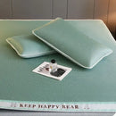 GobekUsa 1800D Cooling Fibres Bed Mat & Pillowcases Set for Summer Nights