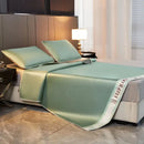 GobekUsa 1800D Cooling Fibres Bed Mat & Pillowcases Set for Summer Nights