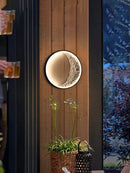 GobekUsa Crescent Wall Lamp for Indoor Outdoor Terrace Garden Landscape Lighting