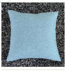 Textured orange cushion cover living room woven throw pillow case by Decorbites
