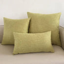 Textured orange cushion cover living room woven throw pillow case by Decorbites