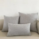 Textured orange cushion cover living room woven throw pillow case by Decorbites