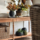 Handcrafted Textured Outdoor Matte Black Planters, Set of 3 by Decor Steals