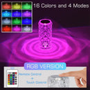Textured purple crystal led night light bedroom ambient lamp by Decorbites