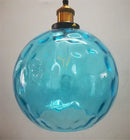 GobekUsa Blue Glass Ball LED Pendant Lights for Modern Living Room and Kitchen Decor