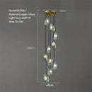 GobekUsa Blue Glass Luxury Wall Sconce LED Light Fixture for Living Room Bedroom Aisle