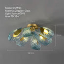 GobekUsa Blue Glass Luxury Wall Sconce LED Light Fixture for Living Room Bedroom Aisle