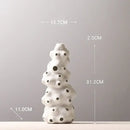 GobekUsa Ceramic Vase Set with Artificial Flowers for Stylish Home Decor