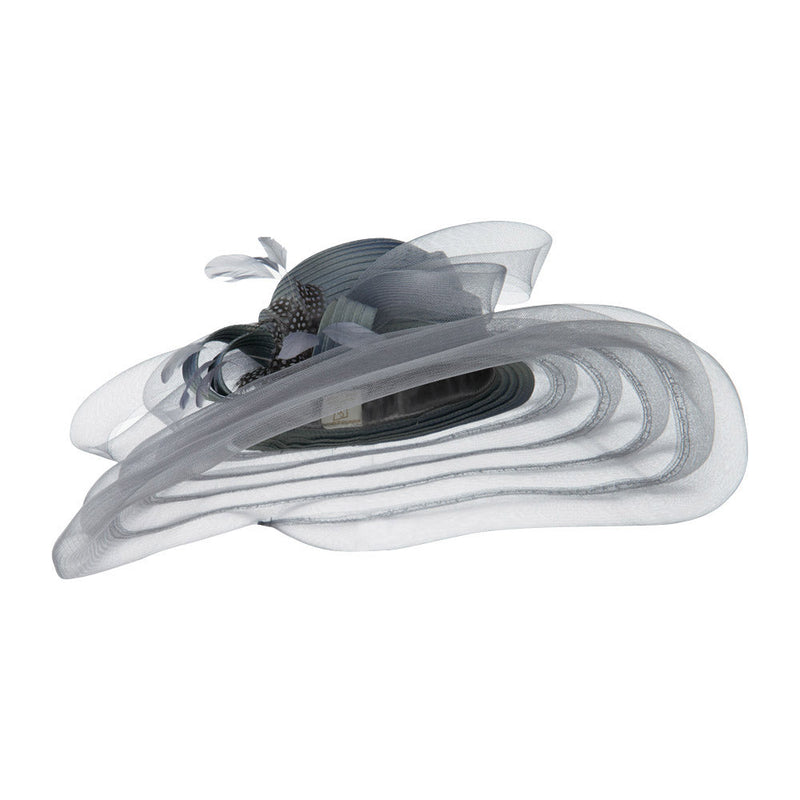 Taffeta Braid Horse Hair Organza Hat