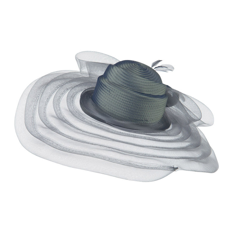 Taffeta Braid Horse Hair Organza Hat