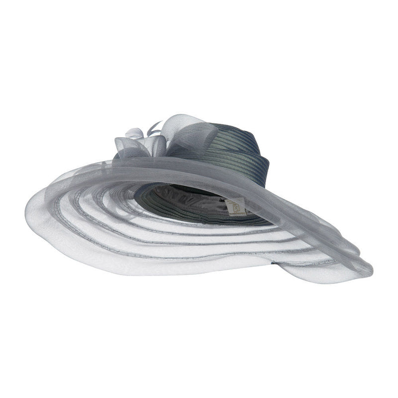 Taffeta Braid Horse Hair Organza Hat