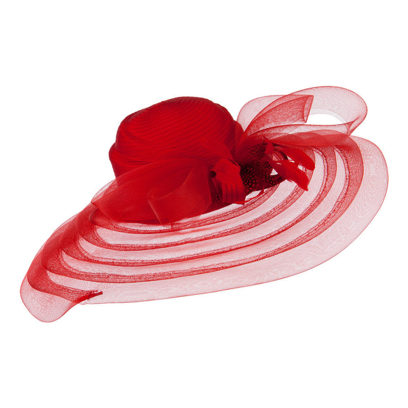 Taffeta Braid Horse Hair Organza Hat