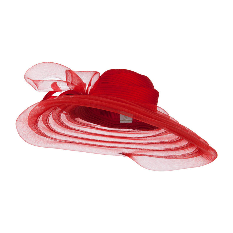 Taffeta Braid Horse Hair Organza Hat