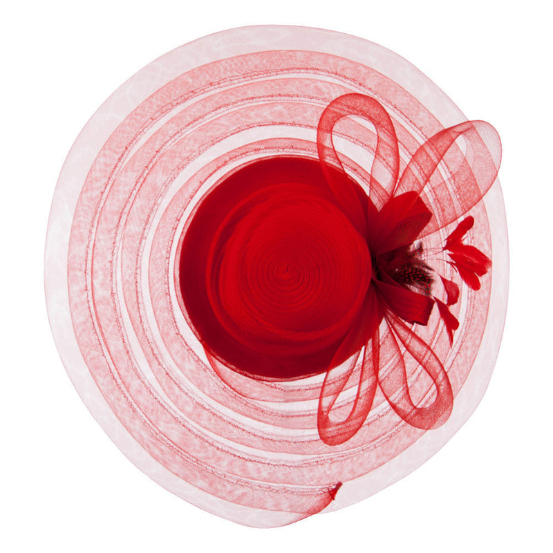 Taffeta Braid Horse Hair Organza Hat