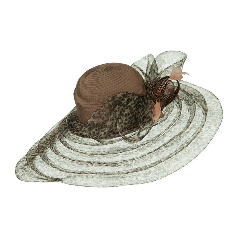 Taffeta Braid Horse Hair Organza Hat
