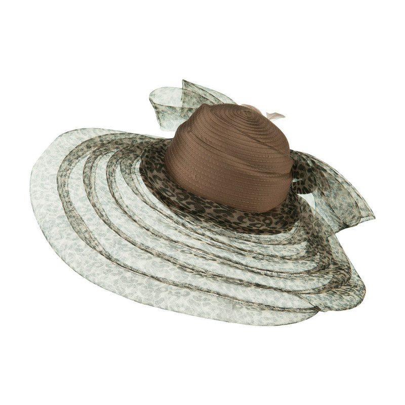 Taffeta Braid Horse Hair Organza Hat