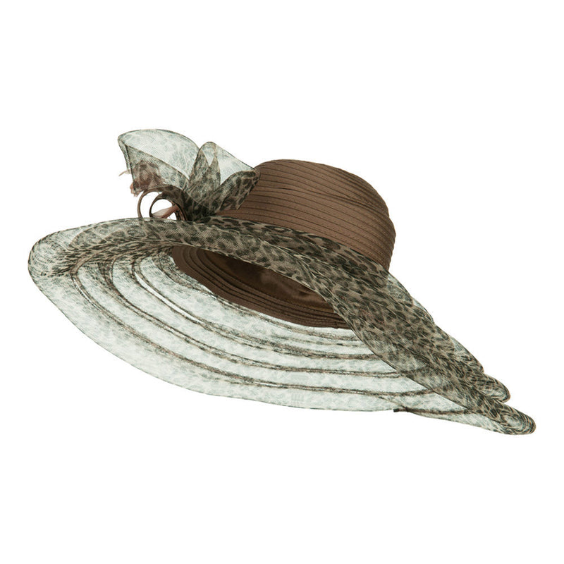 Taffeta Braid Horse Hair Organza Hat