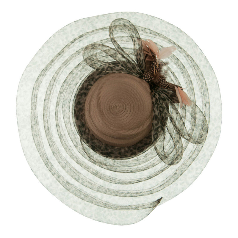 Taffeta Braid Horse Hair Organza Hat