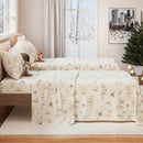 Turkish Cotton Flannel Sheet Set - Kids' Christmas Collection by Great Bay Home