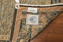 5'7" x 8' Hand woven Wool 300KPSI S. Fine French Needlepoint Tapestry Rug Green