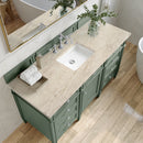 James Martin Brittany 60" Single Bathroom Vanity, Smokey Celadon