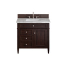 James Martin Brittany 36" Single Bathroom Vanity, Burnished Mahogany