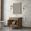 James Martin Kinnsden 36" Single Bathroom Vanity, Weathered Oak