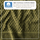 Cotton Diamond Waffle Weave Bath Towel Set - Grayson Collection by Great Bay Home