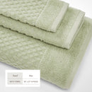 Cotton Diamond Waffle Weave Bath Towel Set - Grayson Collection by Great Bay Home