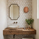 Thala Beige Textured 3d Hexagon Limestone Mosaics 10 3/8x12