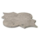 Thala Gray Honed Arabesque Limestone Waterjet Decos 8x11