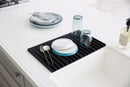 Folding Dish Drainer Mat & Trivet - Silicone by Yamazaki Home