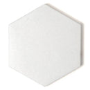 Thassos Polished Hexagon Marble Waterjet Decos 5 25/32x5