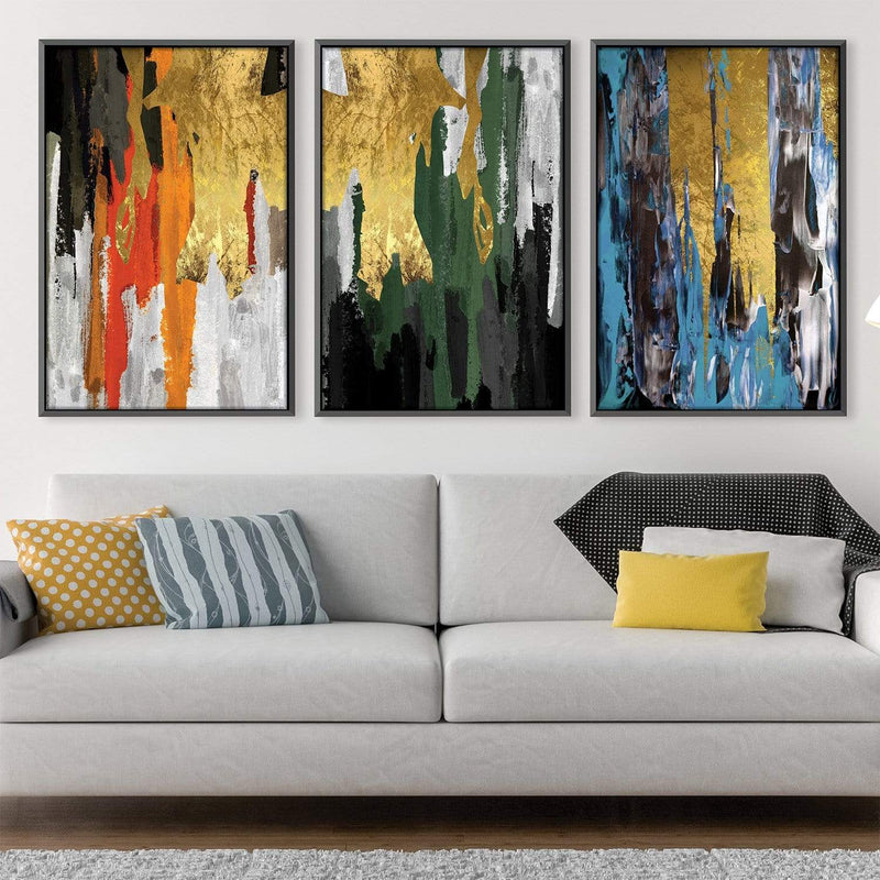 The Abstract Curtain Canvas