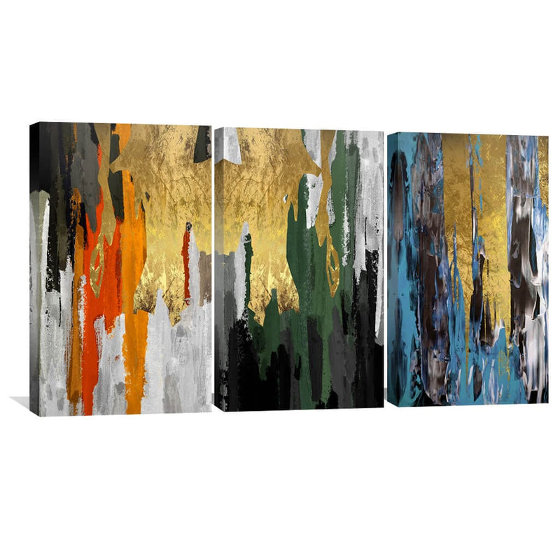 The Abstract Curtain Canvas