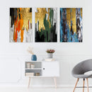 The Abstract Curtain Canvas