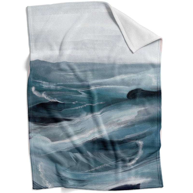 The Brushed Ocean A Blanket