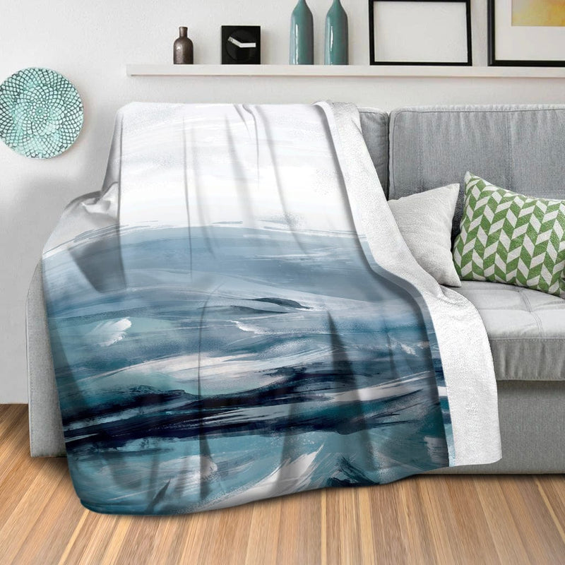 The Brushed Ocean A Blanket