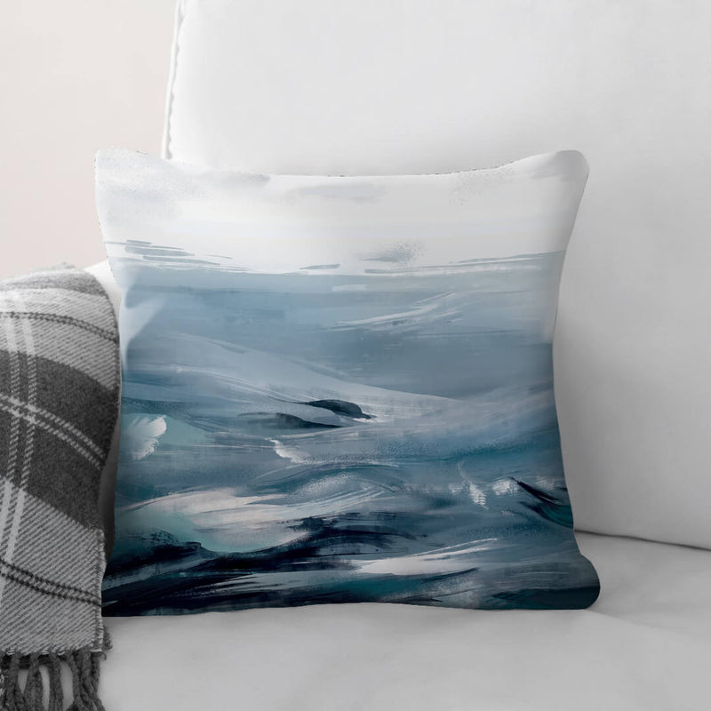 The Brushed Ocean A Cushion