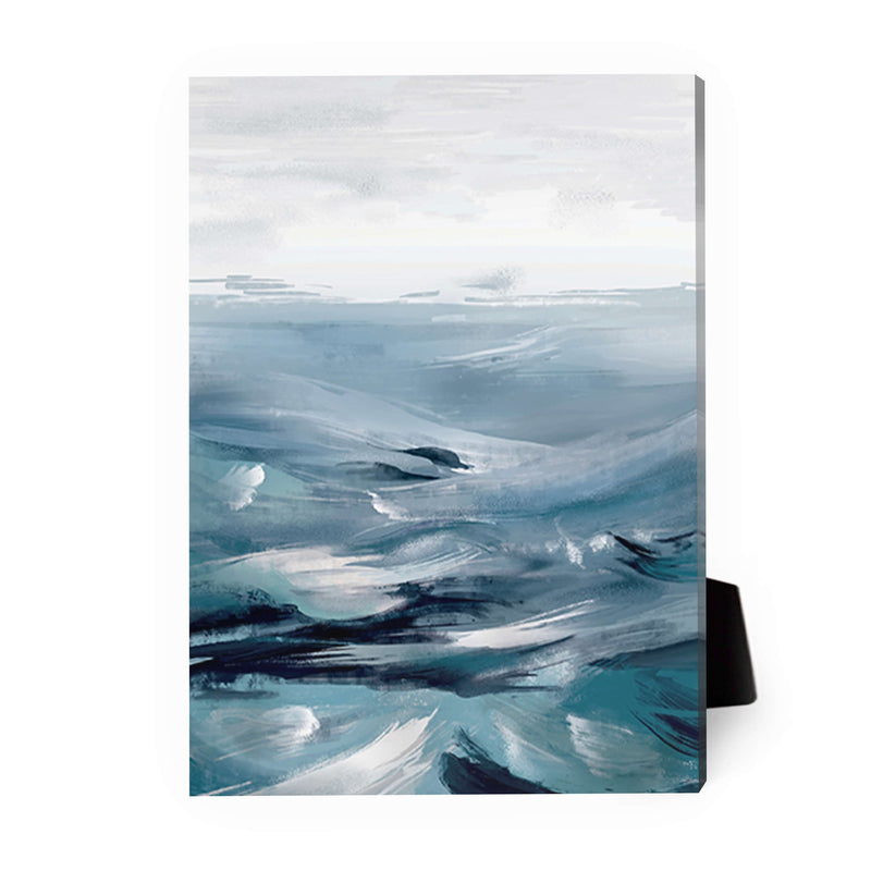 The Brushed Ocean A Desktop Canvas