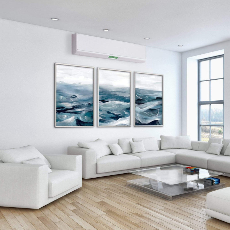 The Brushed Ocean Canvas