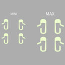 Glow-in-the-Dark Door Handle Stickers for Model 3 (8-Pack) | 2 Colors | Easy Find