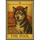 The Fool Dog Tarot Card Original Poster Print