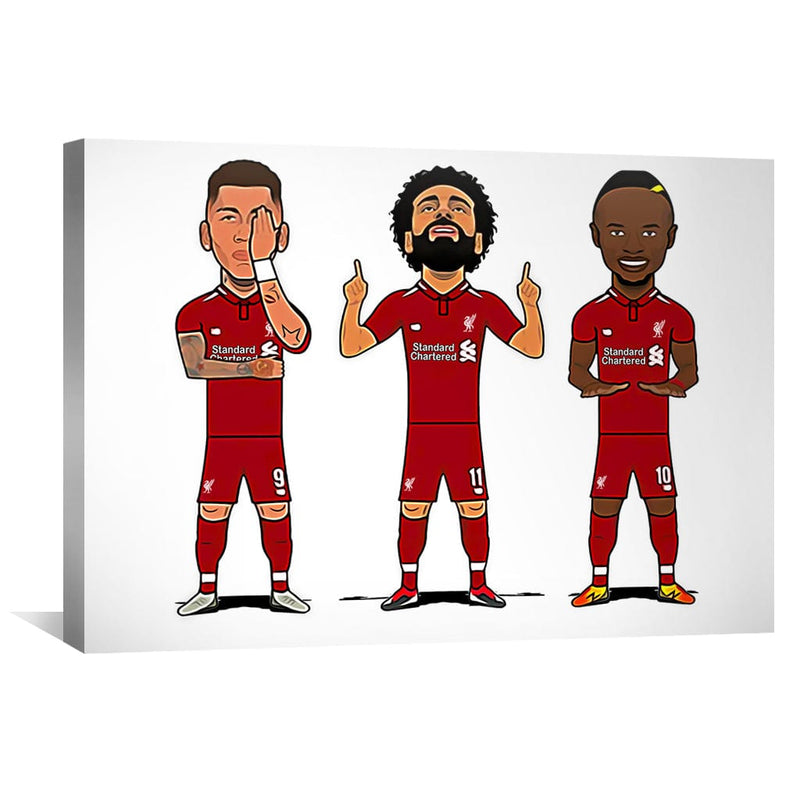 The Front Three Canvas