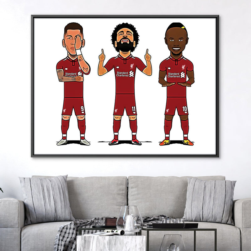 The Front Three Canvas