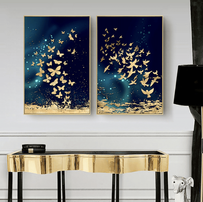 The Golden Array Canvas