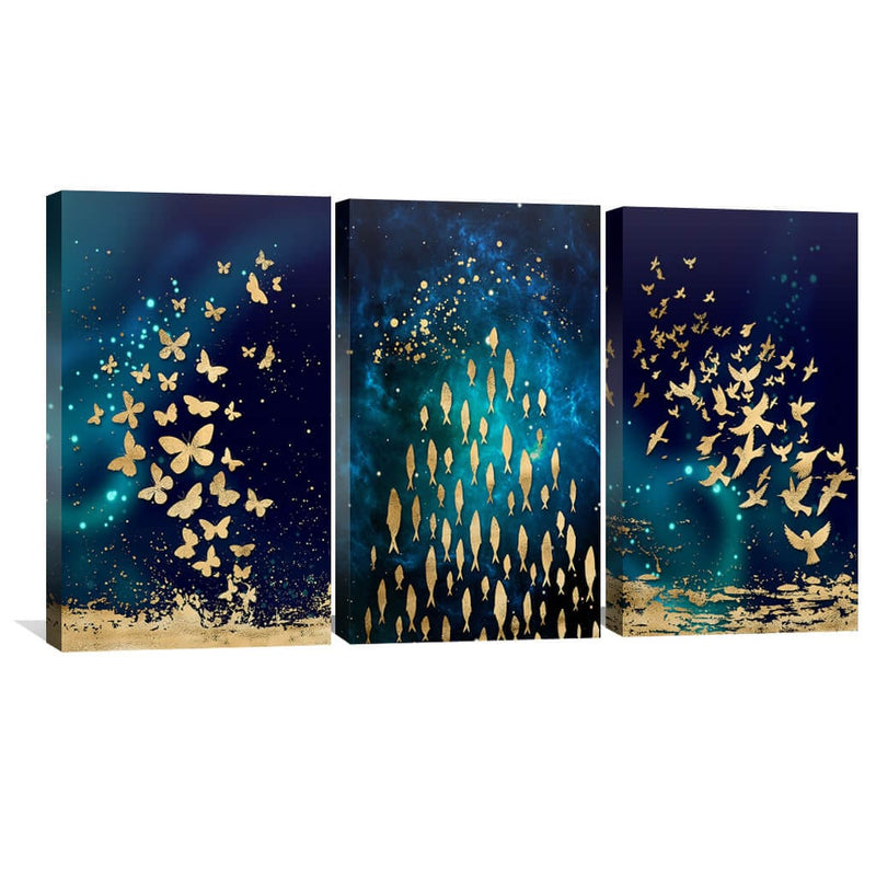 The Golden Array Canvas