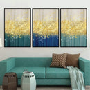 The Golden Splash Canvas