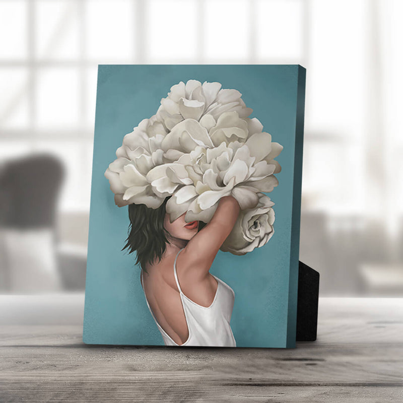 The Hidden Woman B Desktop Canvas