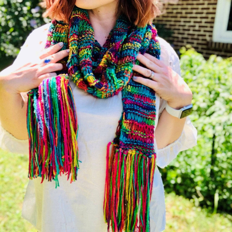 The Iris Scarf Knitting Kit